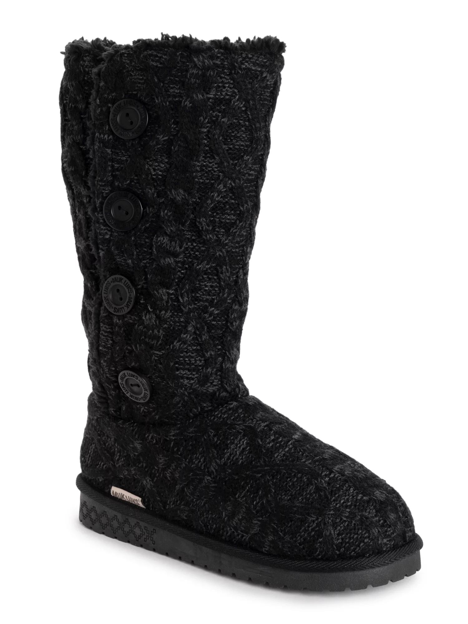 Muk Luks Women's Lilyana Marl Cable Knit Knee High Boots, Sizes 6-11 | Walmart (US)