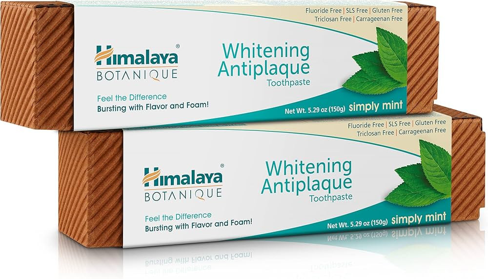 Amazon.com : Himalaya Botanique Whitening Complete Care Toothpaste, Teeth Whitening, Fights Plaqu... | Amazon (US)