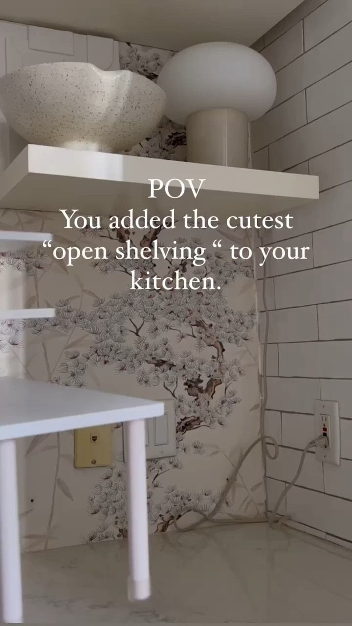 Cutest open shelving for the kitchen 

#LTKSeasonal #LTKstyletip #LTKhome