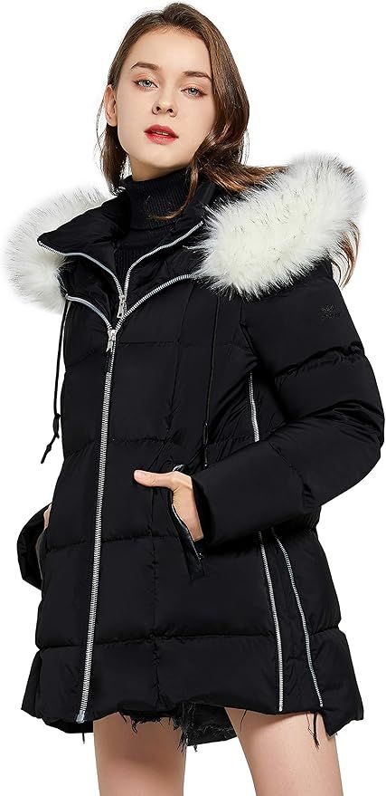 Amazon.com: Orolay Women's Bubble Down Coat Inner Vest Hooded Puffer Jacket Nine Iron S : Clothin... | Amazon (US)