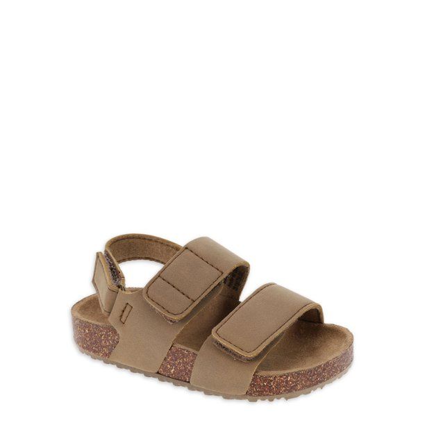 Wonder Nation Toddler Boys Footbed Sandals, Sizes 7-12 - Walmart.com | Walmart (US)