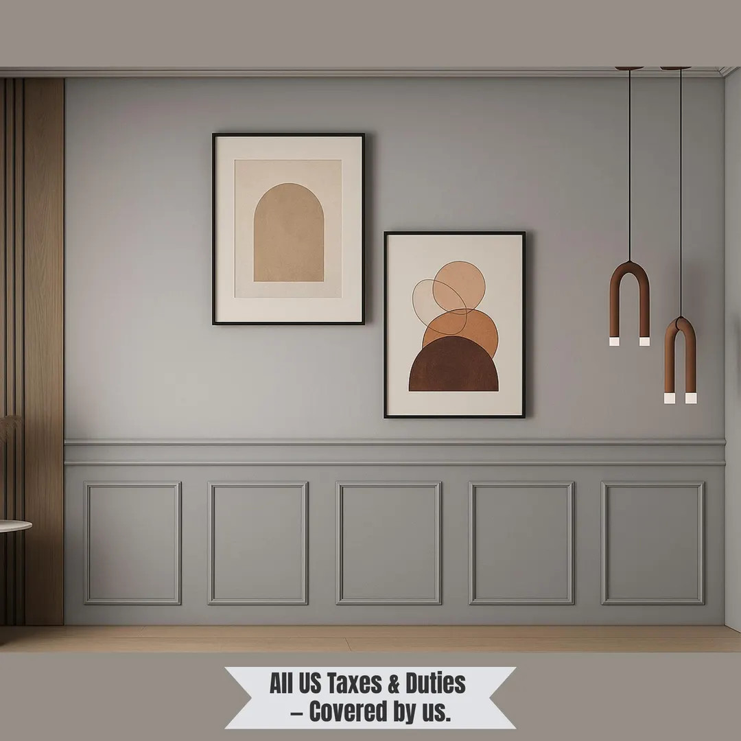 Wainscoting Wall Panel Molding Full Kit – Elegant Interior Trim Design for Accent Walls with Cu... | Etsy (US)