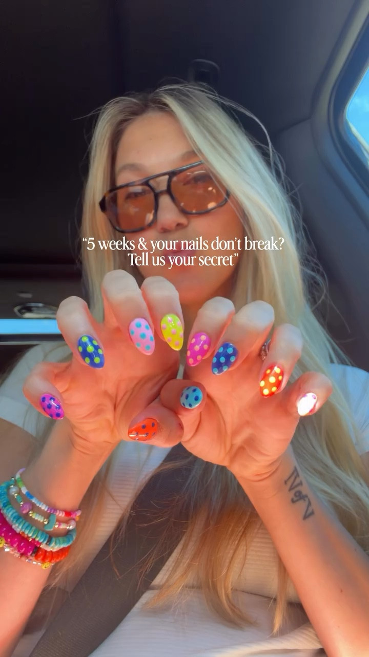 new nails!!! polka dots 💕 linked my sunglasses + other fav amazon sunnies 