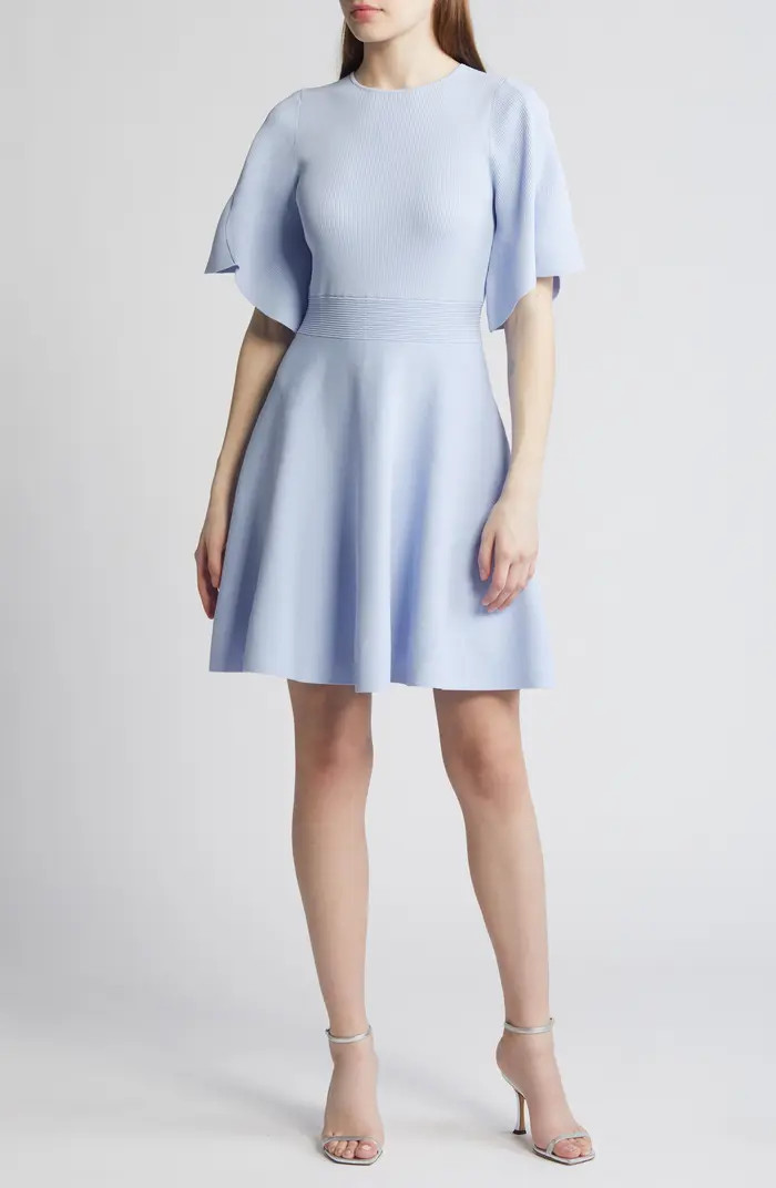 Olivia Rib Fit & Flare Dress | Nordstrom Rack