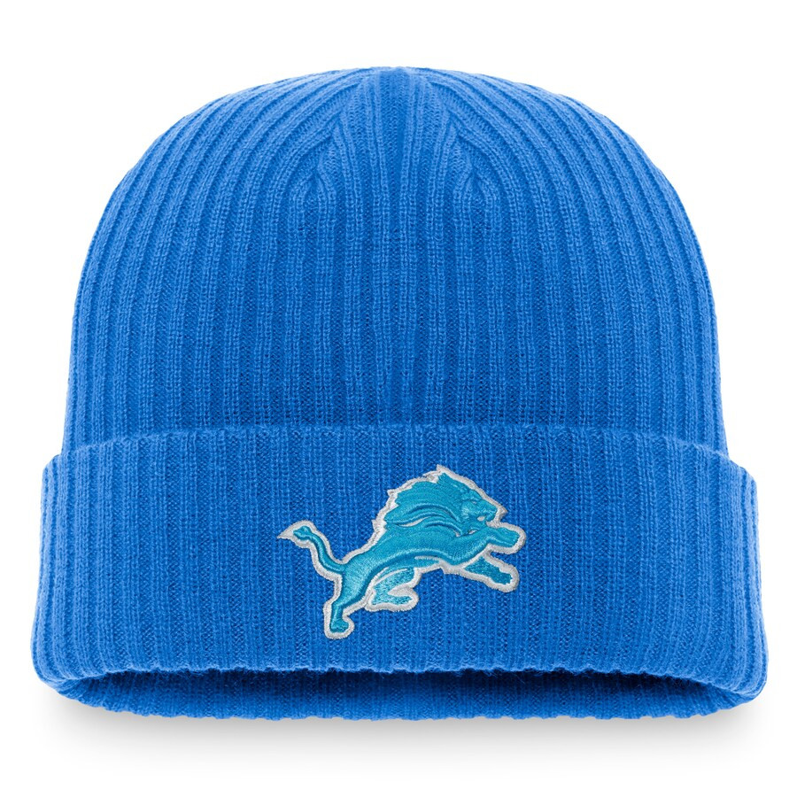 Detroit Lions Fanatics Branded  Cuffed Knit Hat - Blue | Fanatics