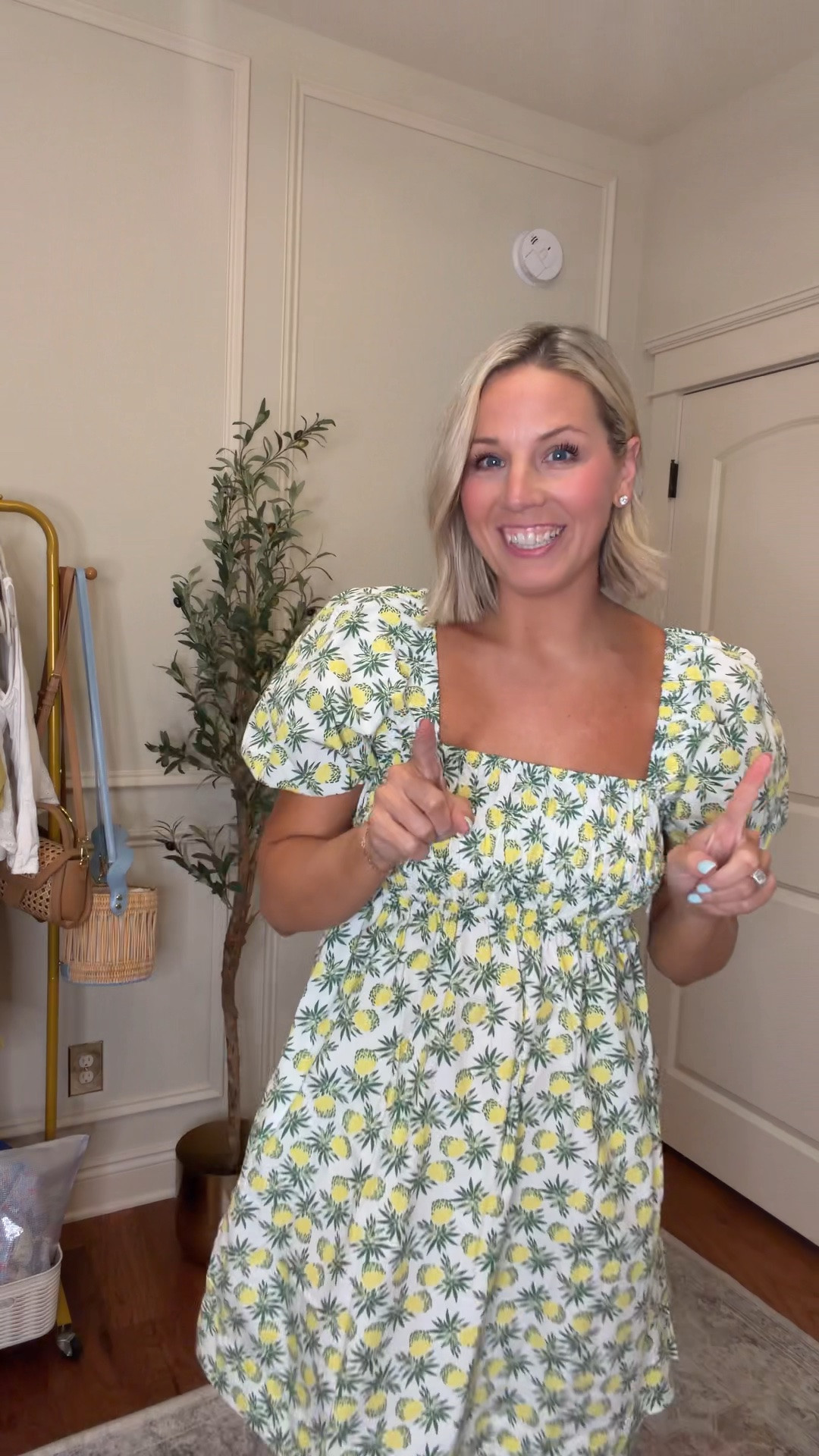 New Walmart order!!! So so good! It’s giving designer vibes but amazing prices! 
Pink dress- size XS 
Pineapple dress- runs big size Xs 
Banana dress- runs big size Xs 
Swim/active dress size small, should’ve done a medium 
Banana top- size xsmall jeans size 2 and should have done a 4 

@walmart #walmartpartner #walmartstyle

#LTKSaleAlert #LTKootd #LTKPetite