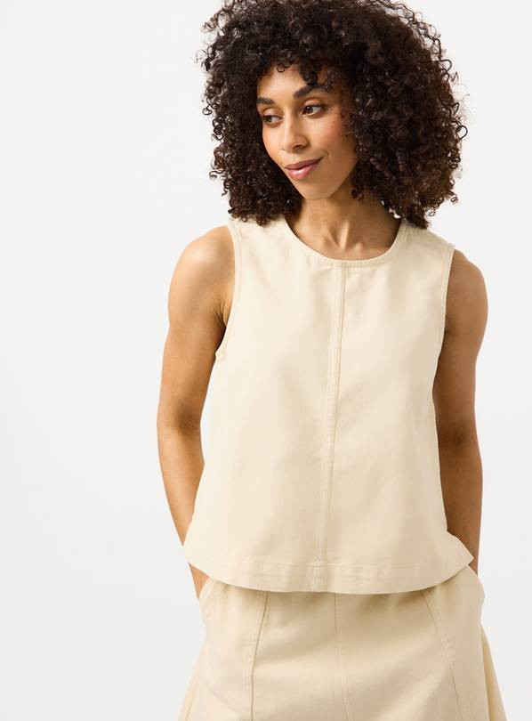 Light Yellow Denim Co-ord Shell Top 24 | Tu Clothing