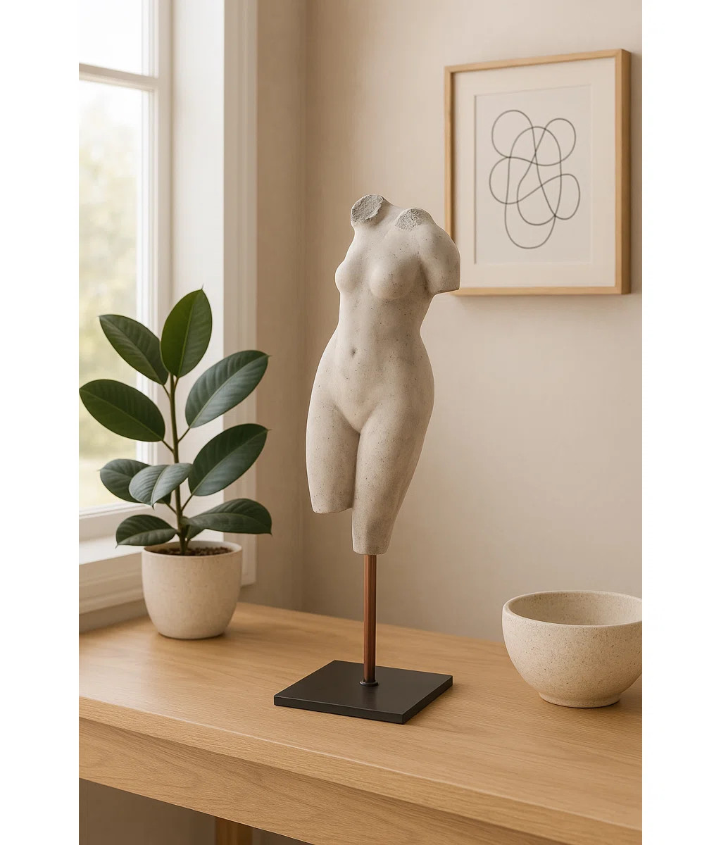 Modern Sculpture Resin Metal Polyresin Iron Figurine for Home Office Bedroom Living Room Decor - ... | Wayfair North America