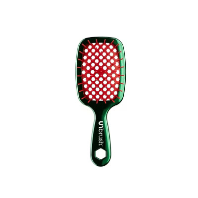 UNbrush Mini Detangling Hair Brush - Chrome Green | Target