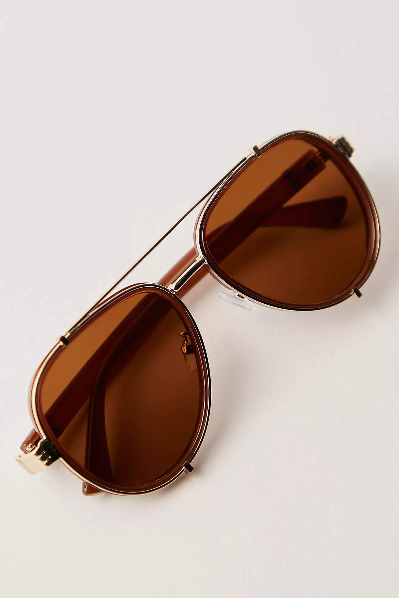 Wesley Oversized Aviator Sunglasses | Free People (Global - UK&FR Excluded)