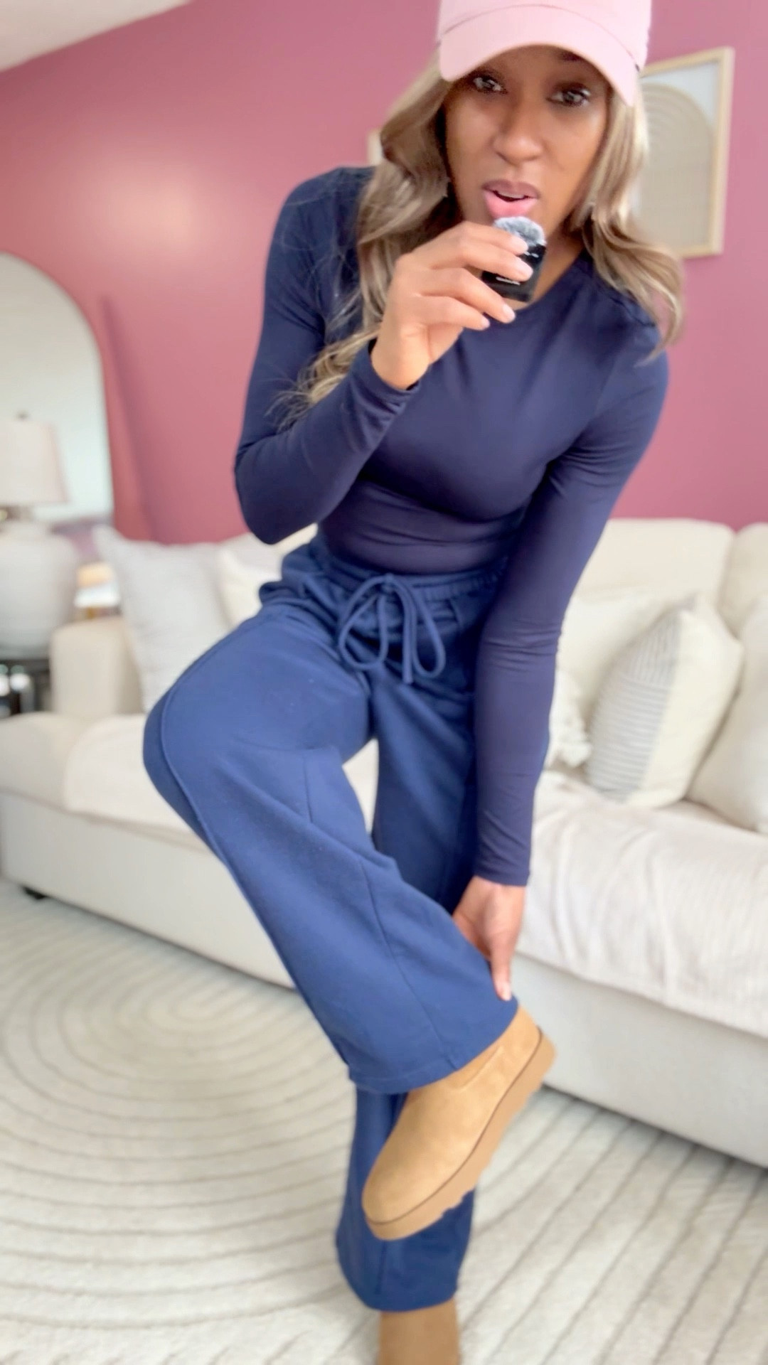 These Walmart boots are a cute affordable dupe style! 🤗 They ran a little big for me, but that lets you wear thicker socks with them (I’m usually between a 6.5 and a 7, and I bought a 7). Love this style of boot with wide leg pants!

💡 Cozy boots make great holiday gifts, just in time for the cold weather and snow 🥶 

#LTKFindsUnder50 #LTKGiftGuide #LTKSeasonal