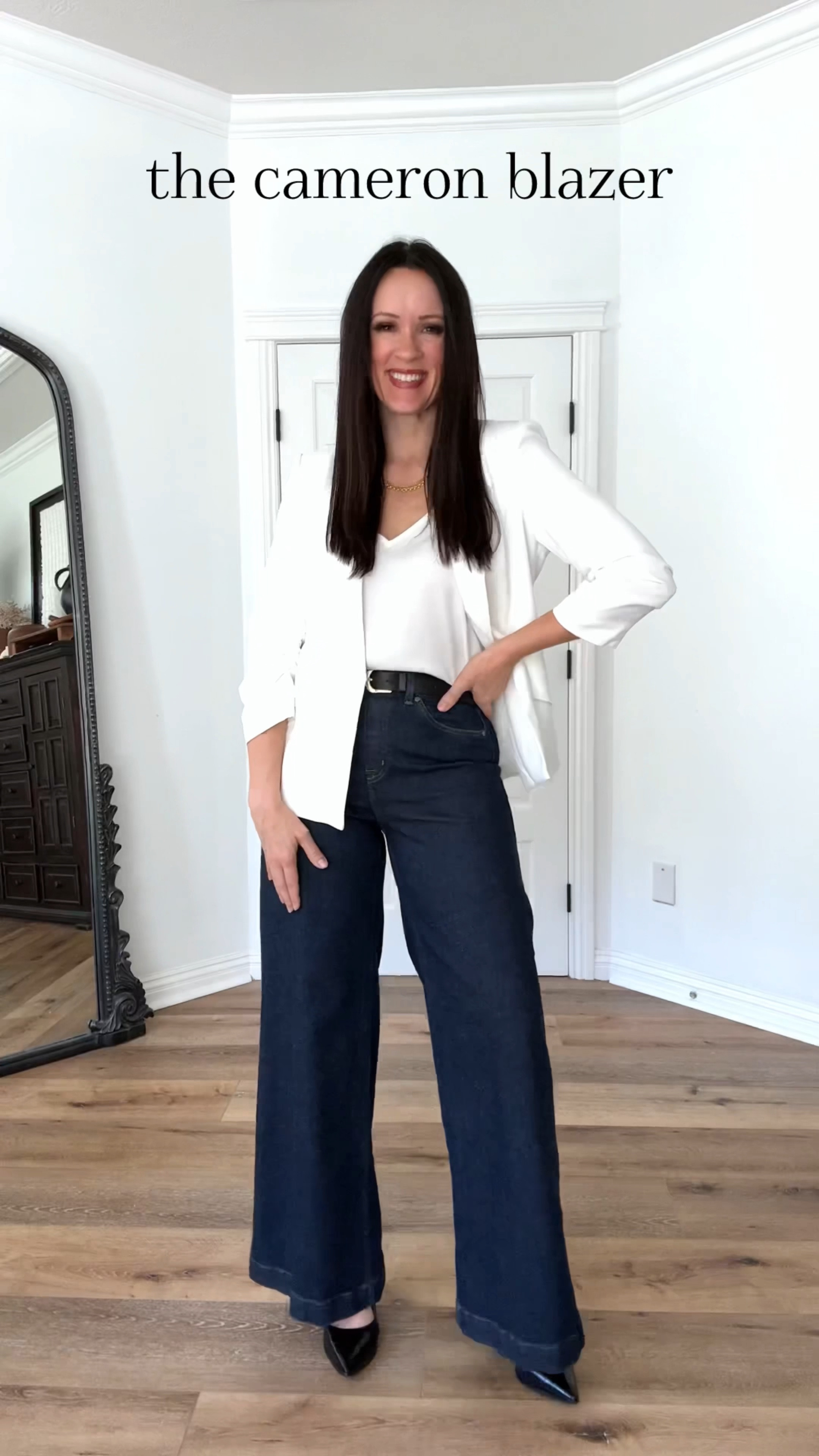 Spring styling with @Sixfiftyclothing.

#sixfiftyclothing #sfanywhere

Sizing:
Blazer-small
Anywhere Top-small
-Sophie Tee-small

Use code TRACYXSPANX for 10% off plus free shipping on your Spanx purchase  

Casual outfit | Spanx wide leg jeans | cami | black booties | white blazer | off the shoulder sweater | white linen shorts | black flare jeans | summer sweater | spring outfit | denim shorts | 

#LTKworkwear #LTKstyletip #LTKover40