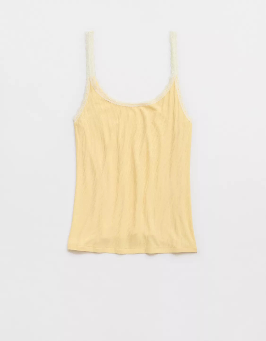 Aerie Real Soft® Lace Trim Tank | Aerie