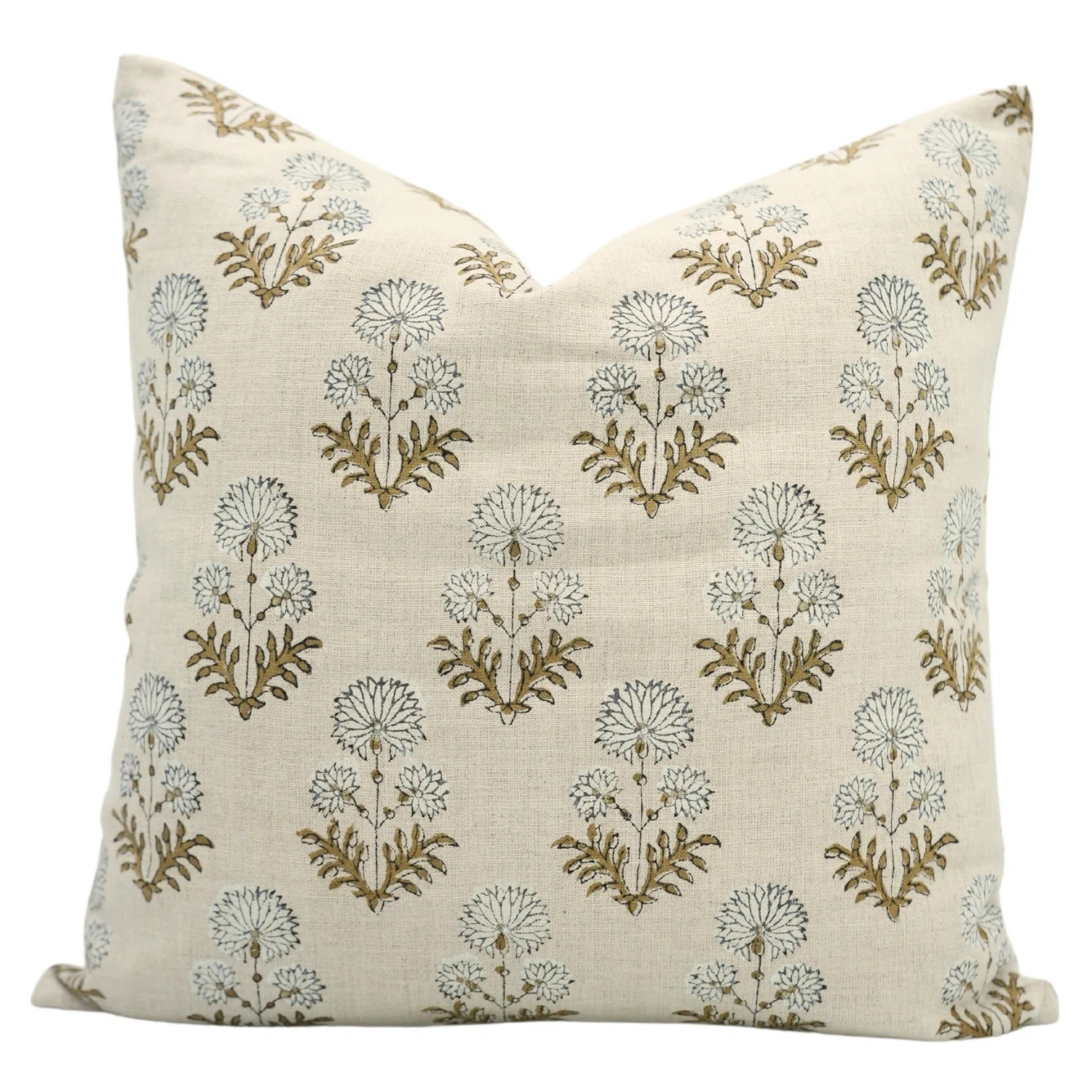 Floral Linen Indoor/Outdoor Pillow Cover | Wayfair North America