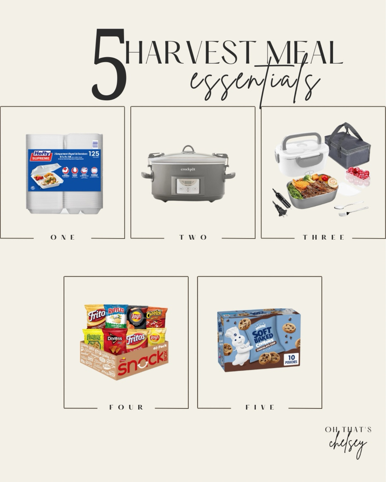 5 Harvest Meal Essentials : 

Harvest 2024 // family farming // fancy farmer // North Dakota Farmer // harvest guide // quick farm meals // harvest fuel // portable meals 

#LTKFamily