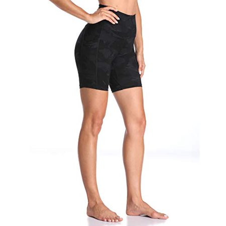 Colorfulkoala Women s High Waisted Biker Shorts with Pockets 6 Inseam Workout & Yoga Tights (M Deep  | Walmart (US)