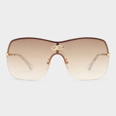 PARALLEL UNIVERSE GOLD TAN GRAD W GOLD FLASH | Le Specs (US)