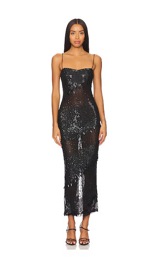 Carmine Dress in Black | Revolve Clothing (Global)