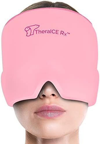 TheraICE Rx Form Fitting Gel Ice Headache / Migraine Relief Hat, Cold Therapy Migraine Relief Cap... | Amazon (US)