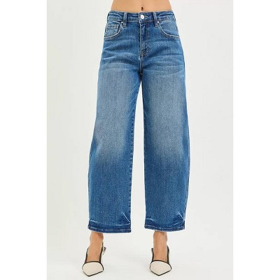 Slouchy Cropped Barrel Jeans | Target