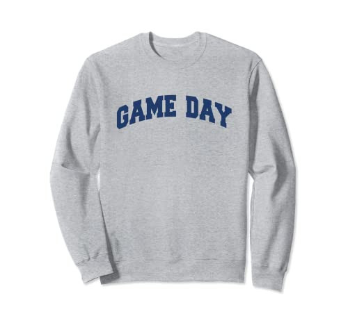 Varsity Grey Game Day Crewneck Sweatshirt | Amazon (US)