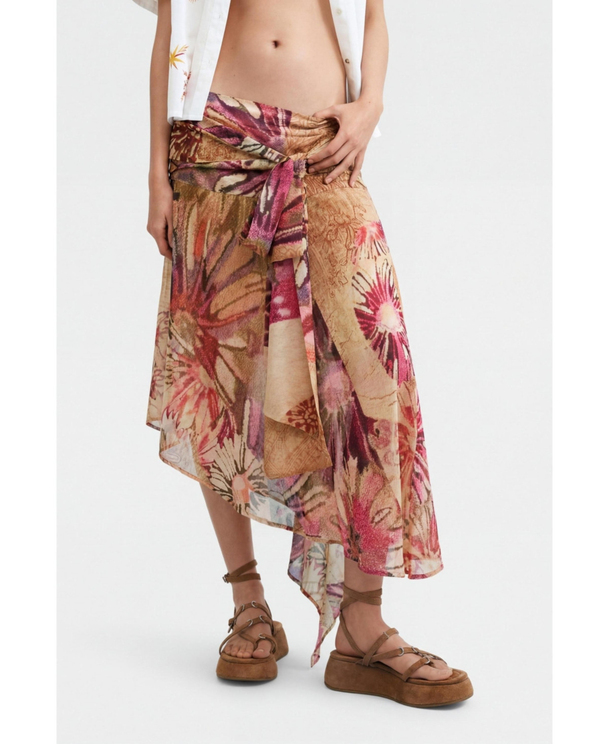 Desigual Women's Printed Midi Skirt | Macy's
