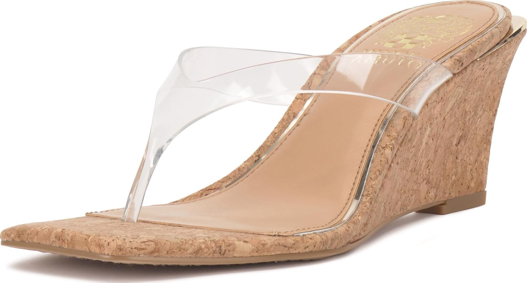 Vince Camuto Women's Cianna Thong Wedge Sandal | Amazon (US)