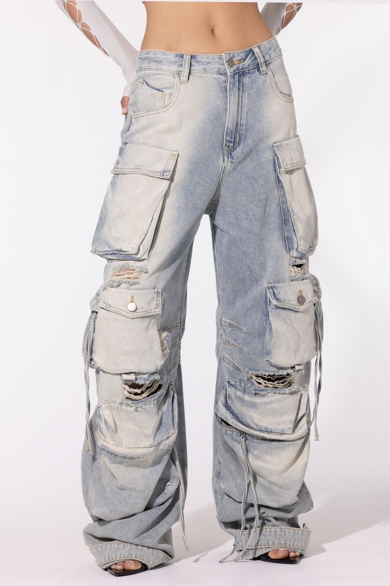 Pixley Jeans - Ripped Denim | THE KRIPT STORE