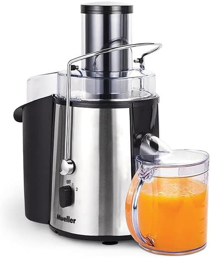 Mueller Juicer Ultra Power, Easy Clean Extractor Press Centrifugal Juicing Machine, Wide 3" Feed ... | Amazon (US)