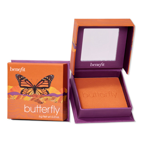 Butterfly Golden Orange Blush WANDERful World Silky-Soft Powder Blush - Benefit Cosmetics | Ulta ... | Ulta