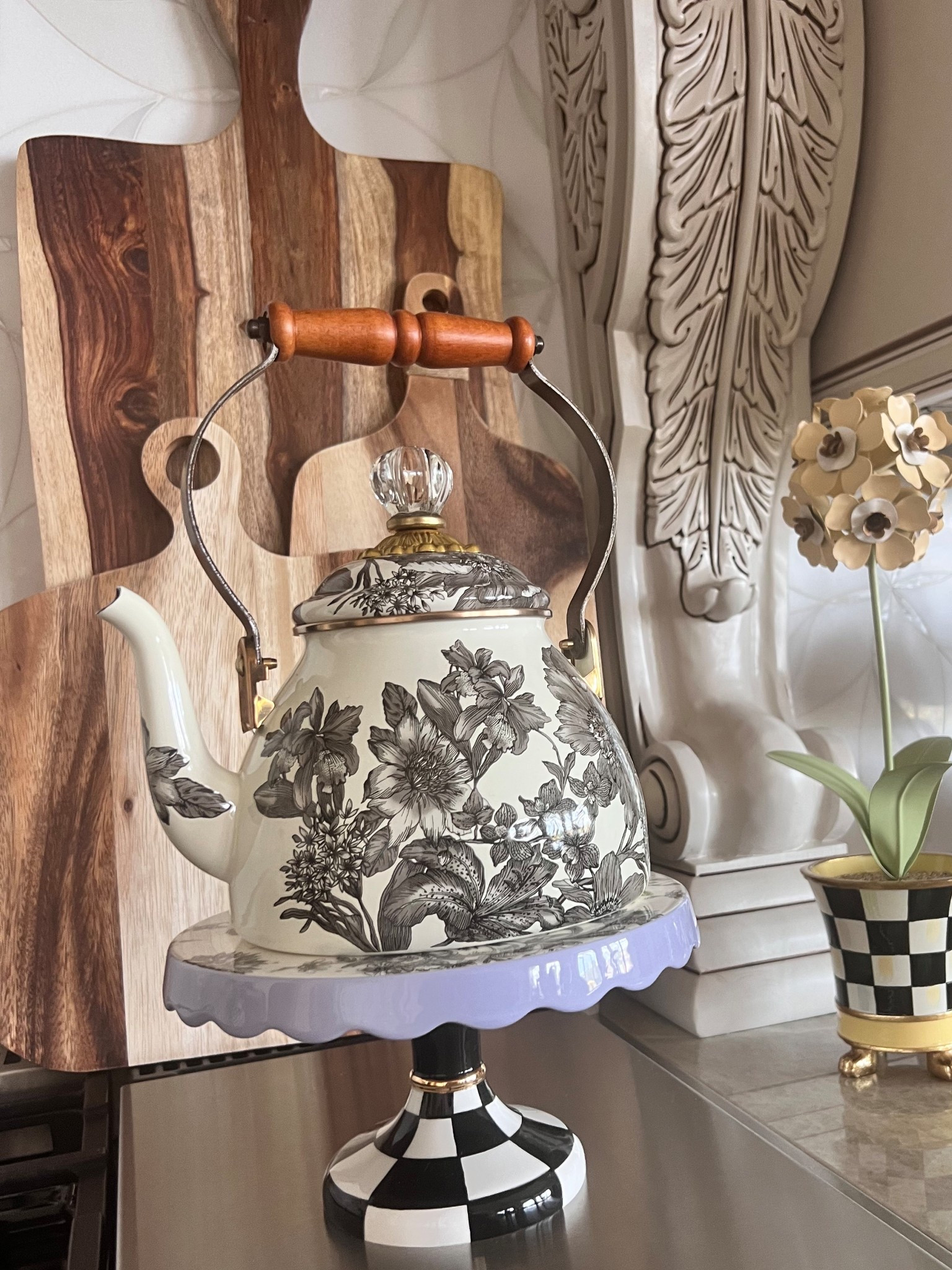 Lets get ready for Fall! Fall seasonal decor! Fall new arrivals at MacKenzie Childs, Amazon Home, Williams Sonoma, and more! Harvest kitchenware and tablecloth edition. Xoxo, Lauren 

#fall #decor #home #tjmaxx #mackenziechilds #williamsonoma #amazonhome #homedecor #tea #teapot #teakettle #wood #falldecor #fall2025 #homegoods #marshalls #amazon amazon finds, amazon home decor, fall decor, Halloween decorations, cake stand, pink Halloween, pumpkins, harvest, fox, woodland animals, fall aesthetic, tea kettle, tea pot, wooden charcuterie board, serving board, cutting board, fall kitchen, fall napkins, pottery barn autumn, candles, antlers, deer, clear glass pumpkins, mackenzie childs tea, fall plates, skeleton bowl, witch, ghost, Halloween throw pillows, fall wreath #LTKHalloween #LTKFall #halloween #skeleton #LTKautumn #ltkhome #ltkparties