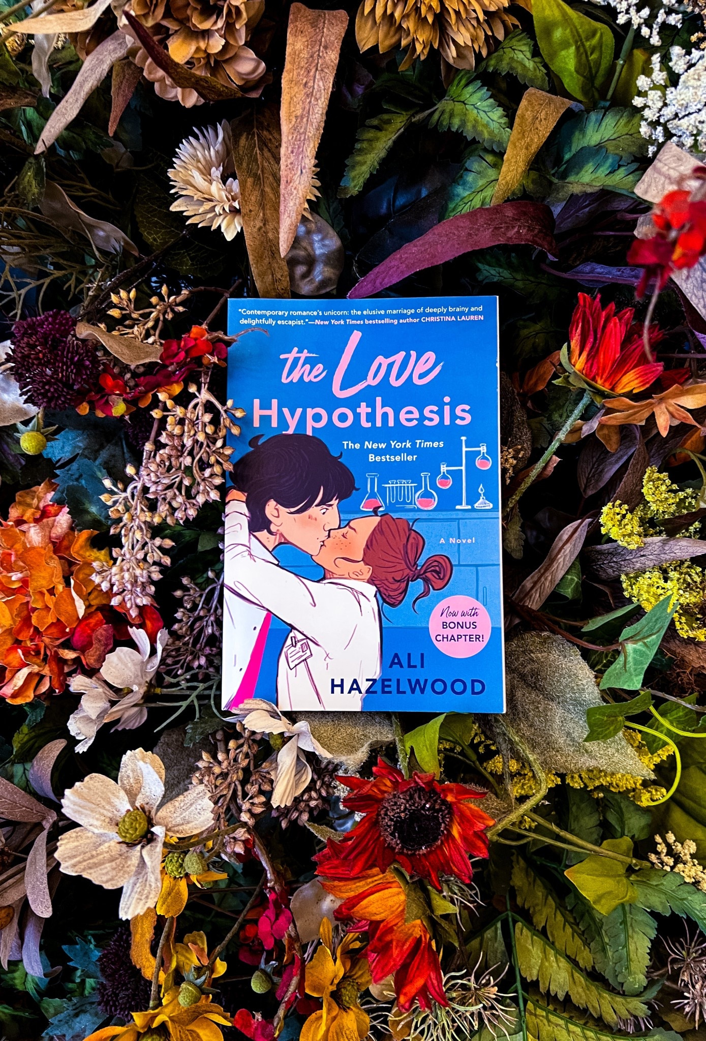 As a third-year Ph.D. candidate, Olive Smith doesn't believe in lasting romantic relationships—but her best friend does, and that's what got her into this situation. Convincing Anh that Olive is dating and well on her way to a happily ever after was always going to take more than hand-wavy Jedi mind tricks: Scientists require proof. So, like any self-respecting biologist, Olive panics and kisses the first man she sees.

That man is none other than Adam Carlsen, a young hotshot professor—and well-known ass. Which is why Olive is positively floored when Stanford's reigning lab tyrant agrees to keep her charade a secret and be her fake boyfriend. But when a big science conference goes haywire, putting Olive's career on the Bunsen burner, Adam surprises her again with his unyielding support and even more unyielding...six-pack abs.

Suddenly their little experiment feels dangerously close to combustion. And Olive discovers that the only thing more complicated than a hypothesis on love is putting her own heart under the microscope. 

#LTKFindsUnder50 #LTKHome #LTKU