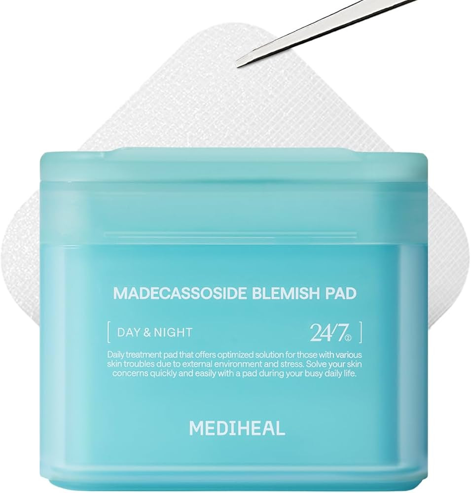 MEDIHEAL Madecassoside Blemish Pad - Square Cotton Facial Toner Pads with Centella Asiatica & Mad... | Amazon (US)