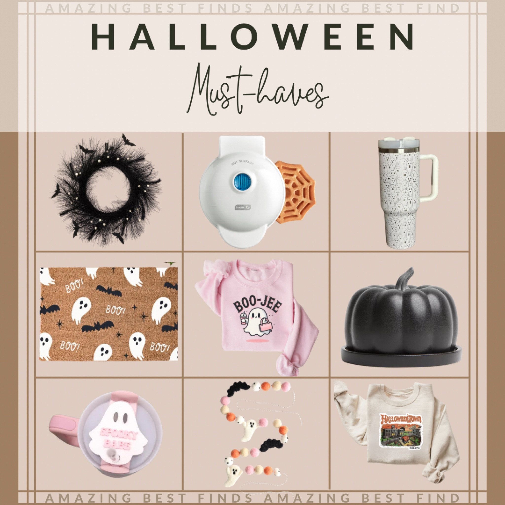 👻🎃 Spooky season is here! Sharing my Halloween must-haves to make your celebrations extra magical. 🕸️🕯️ From decor to costumes, I’ve got you covered! Tap to shop my faves! #HalloweenVibes #LTKHalloween #SpookyEssentials

#LTKSeasonal #LTKFallSale #LTKHome