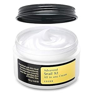 COSRX Snail Mucin 92% Moisturizer 3.52oz/ 100g, Daily Repair Face Gel Cream for Dry, Sensitive Sk... | Amazon (US)