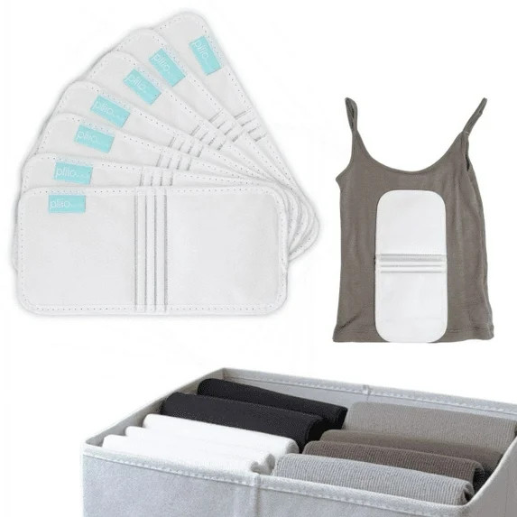 7 Pcs, PLIIO Small Filers, Foldable Clothes Organizer, Space-Saving Closet and Suitcase Organizer... | Walmart (US)