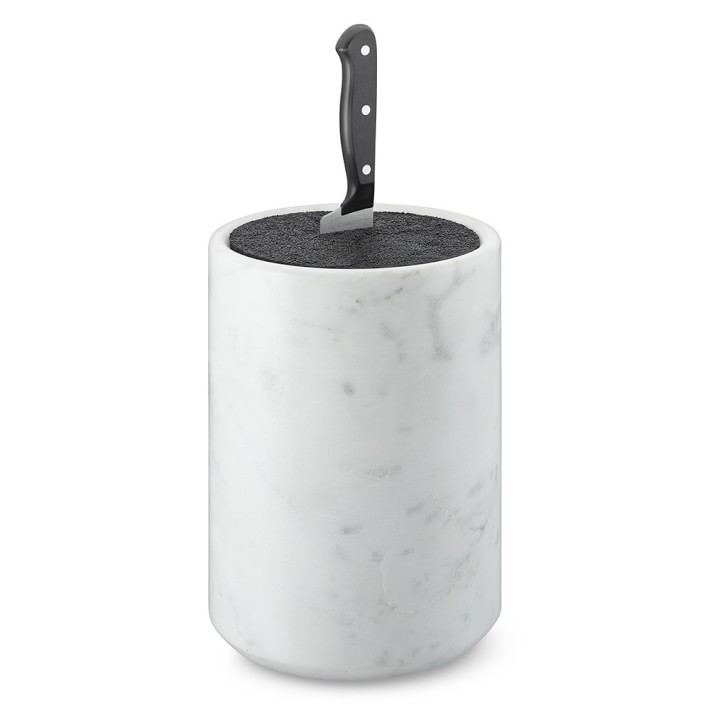 Marble Knife Holder with Kapoosh® Insert | Williams-Sonoma
