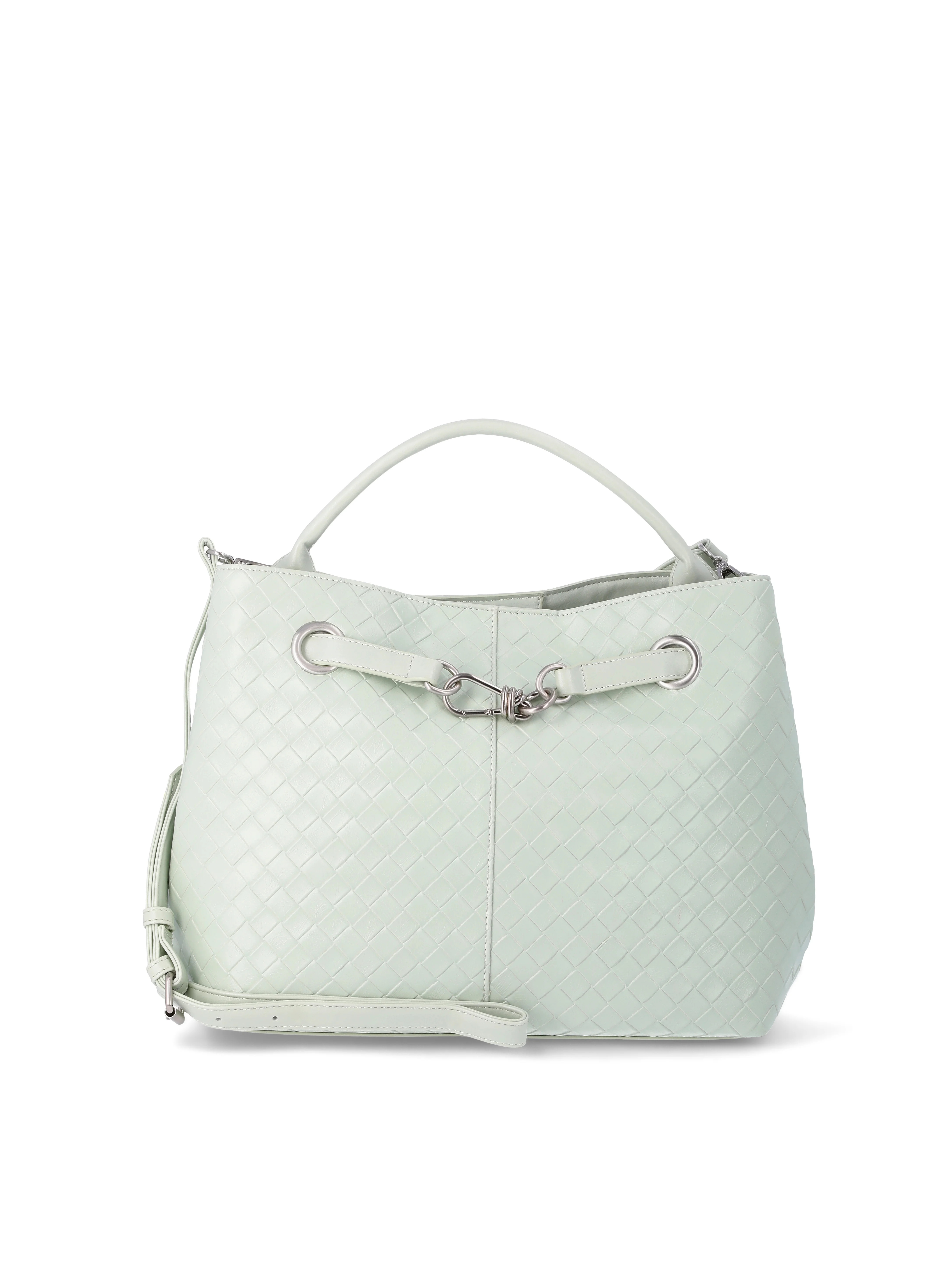 Time and Tru Women's Hazel Satchel Bag, Seafoam | Walmart (US)