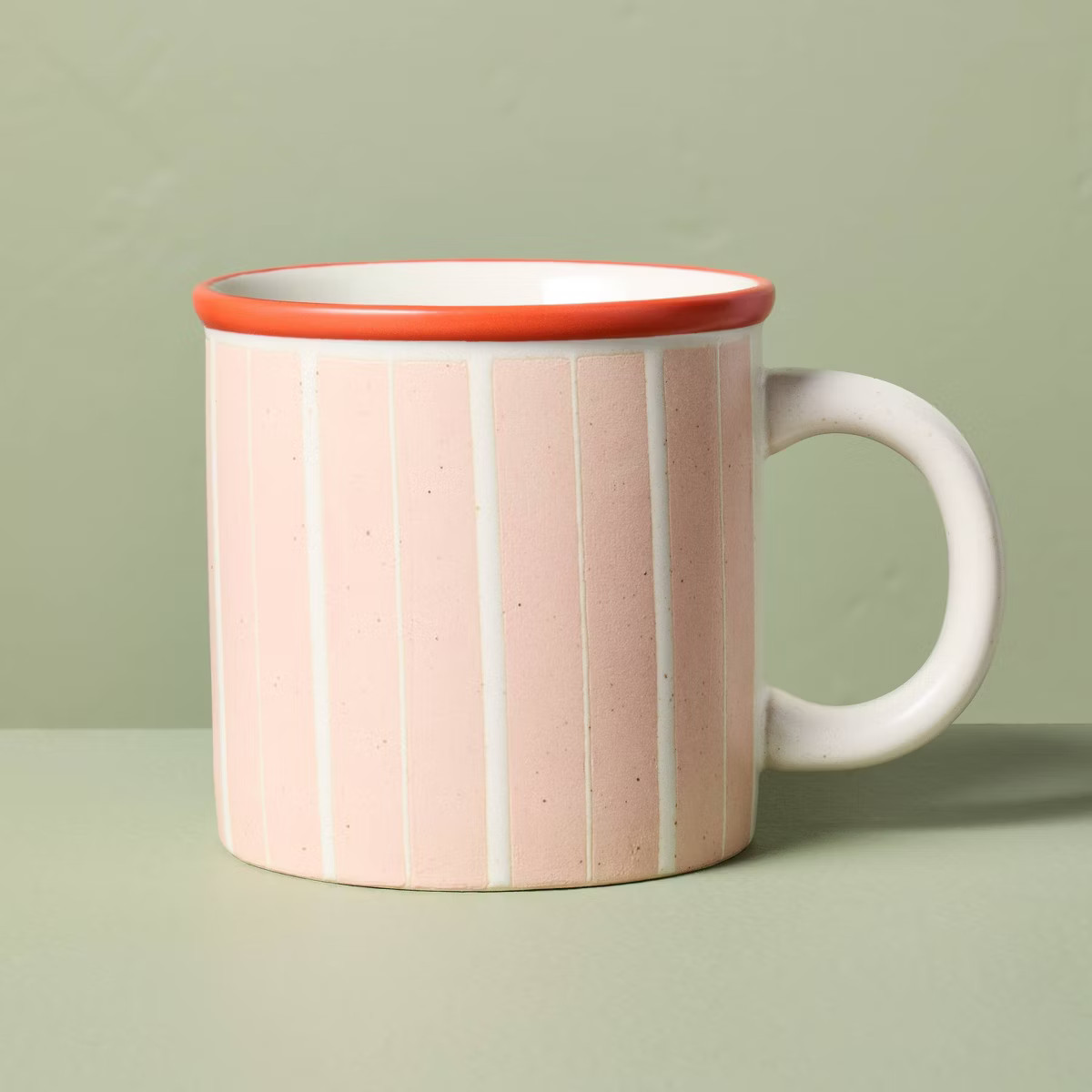 13.5oz Recycled Ceramic Striped Mug - Hearth & Hand™ with Magnolia | Target