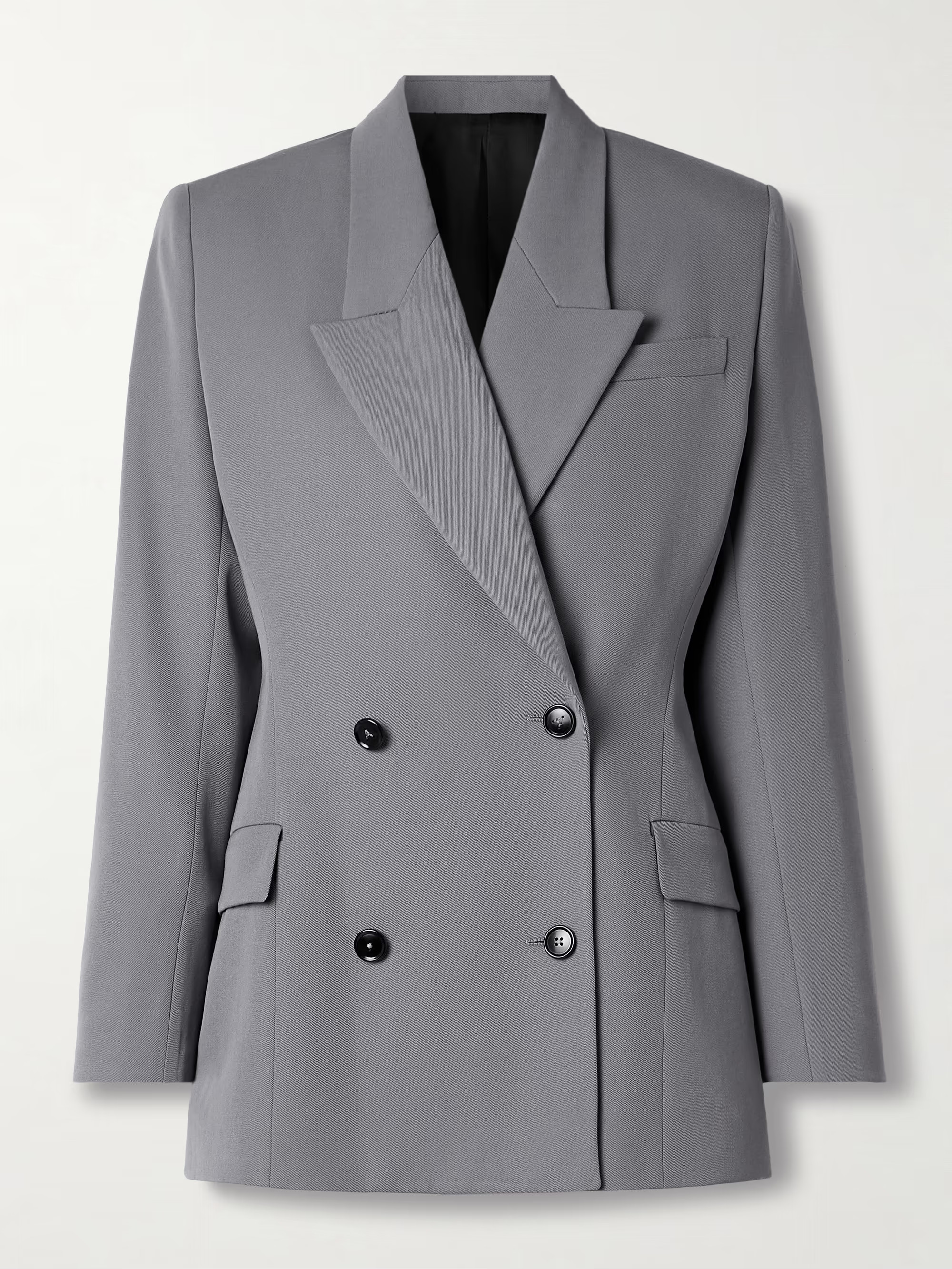 Double-breasted wool-gabardine blazer | NET-A-PORTER (UK & EU)