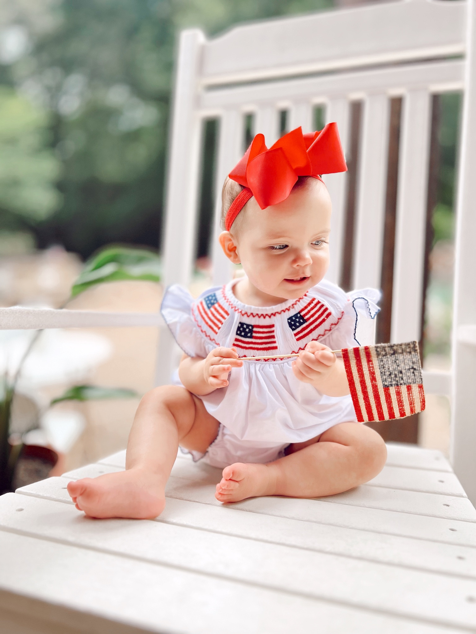 4th of July 
Fourth of July baby girl outfit
Red bow 
White rocking chair 
Amazon finds
Etsy finds 


#LTKbaby #LTKfamily
