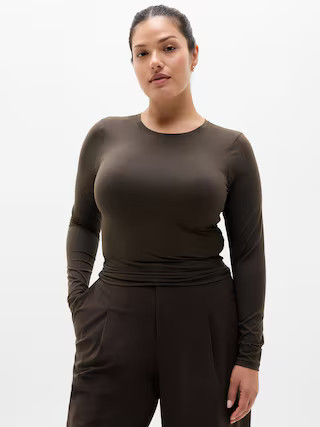 BodyMove Crew Neck Long Sleeve Top | Athleta