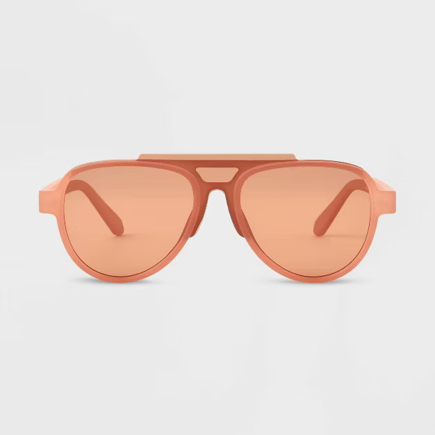 Women's Plastic Aviator Polarized Sunglasses - All in Motion™ | Target