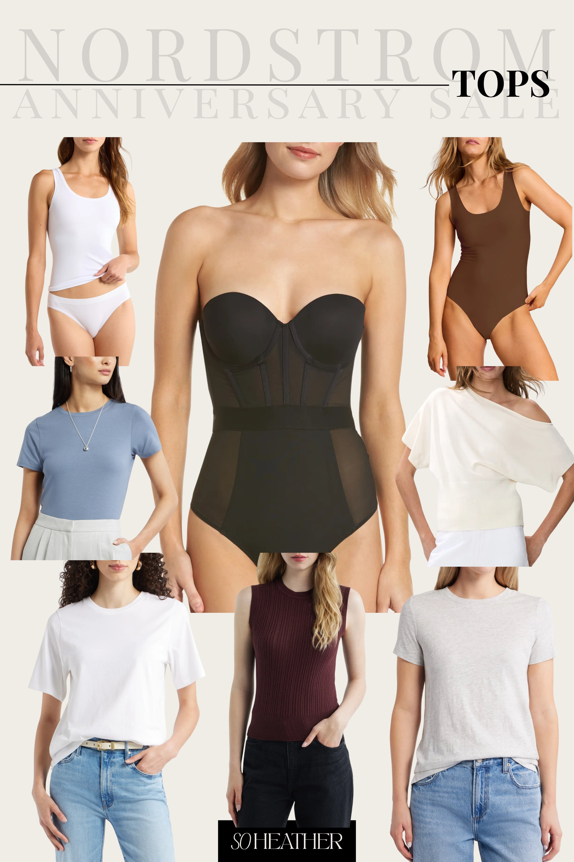 Nordstrom Anniversary Sale tops are always worth checking first, and these tanks, tees, bodysuits, and elevated basics are perfect for layering now and into fall.

Start your wish list now by clicking the ❤️ on your favorites so you can check out quickly when your shopping window opens. #NSale #LTKOver40 #LTKFinds 

 #LTKSeasonal #LTKOver40 #LTKSaleAlert