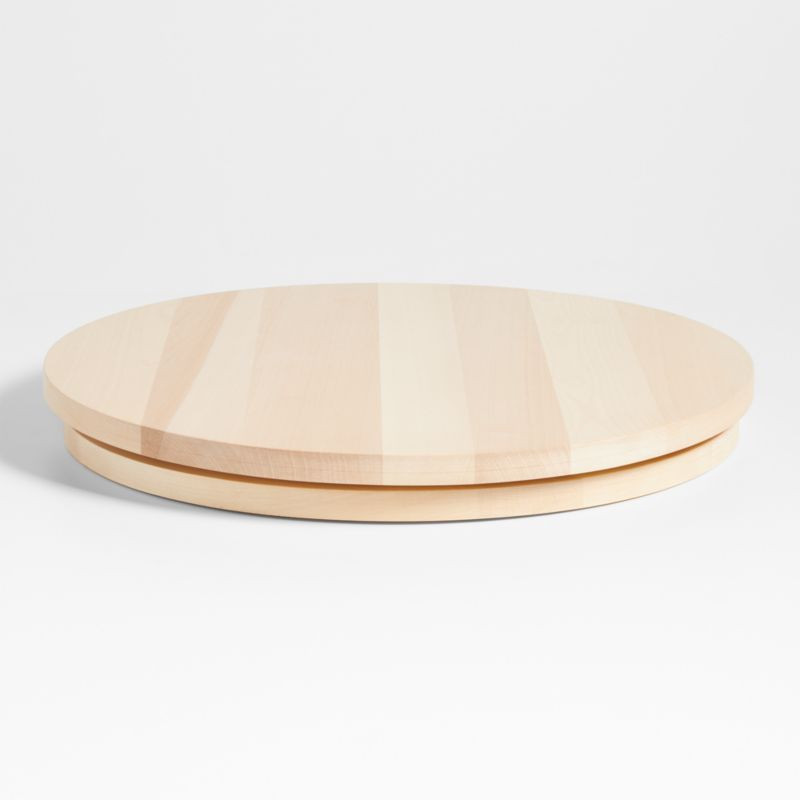 Arvo Maple Wood Lazy Susan + Reviews | Crate & Barrel | Crate & Barrel