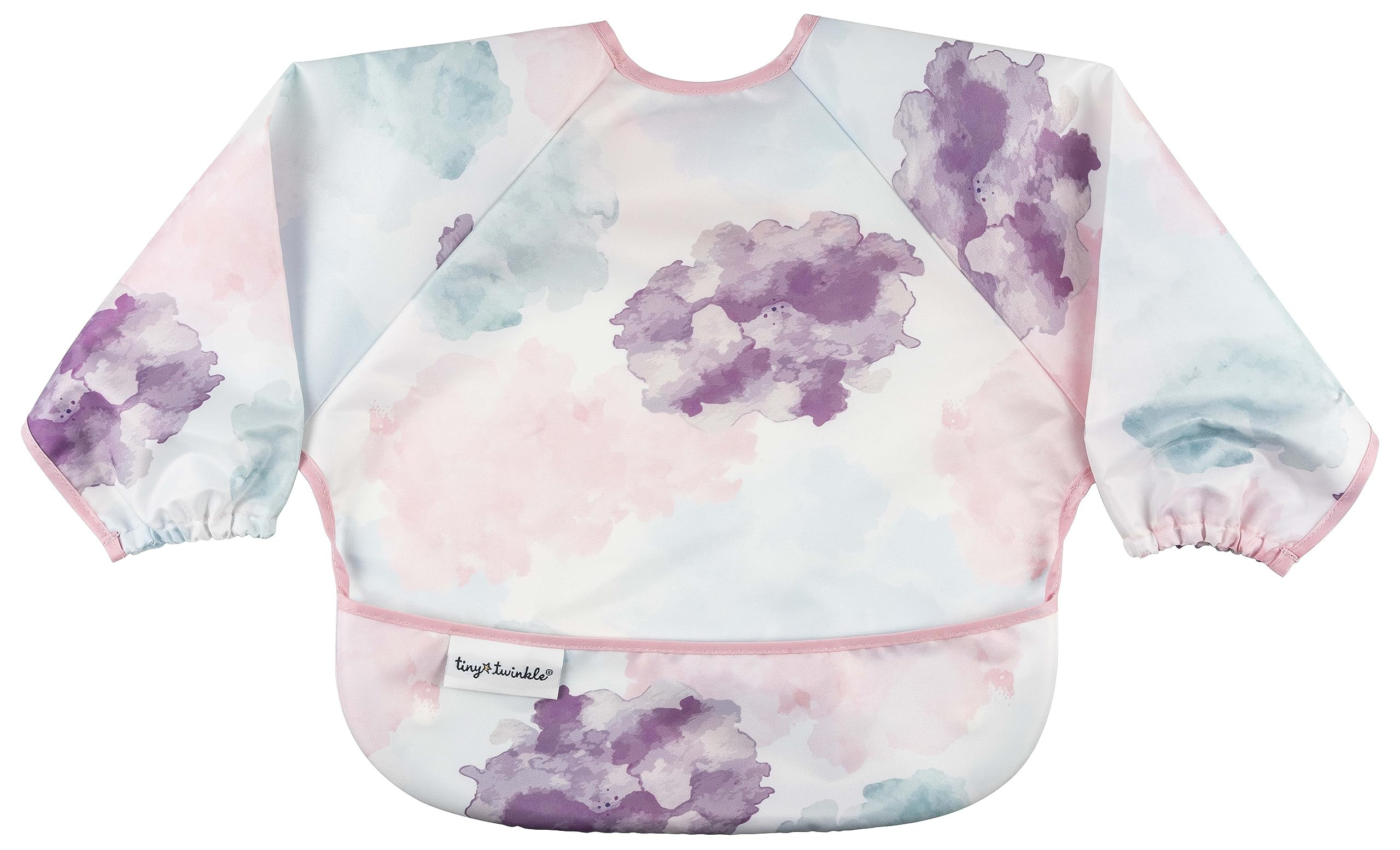 Tiny Twinkle Waterproof Long Sleeved Baby Bib Outfit for Eating, Mess Proof, Tug Proof, Machine W... | Amazon (US)