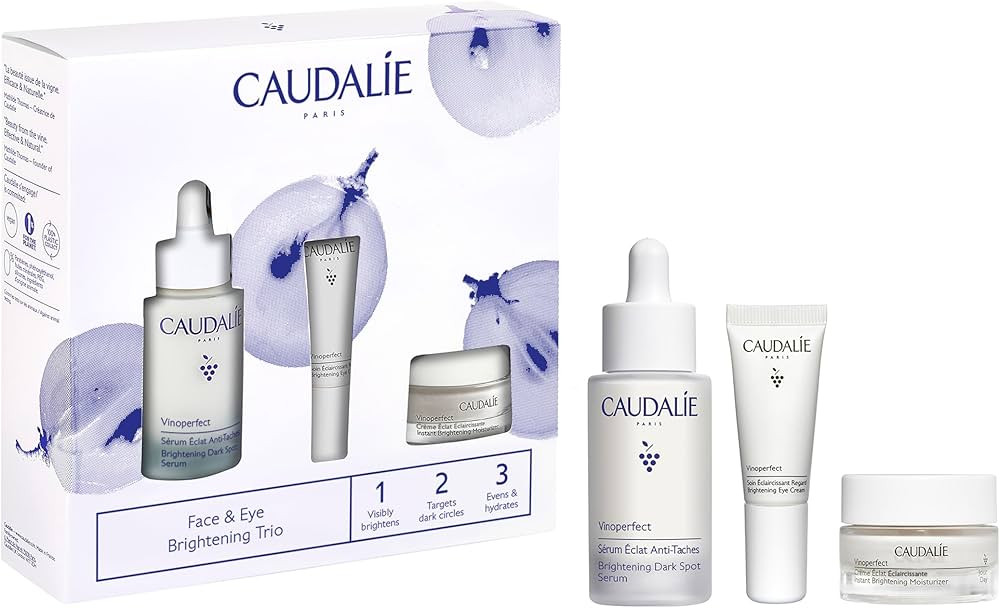 Caudalie Dark Spot Brightening Trio Skin Care Set - Vinoperfect Brightening Dark Spot Serum Full ... | Amazon (US)