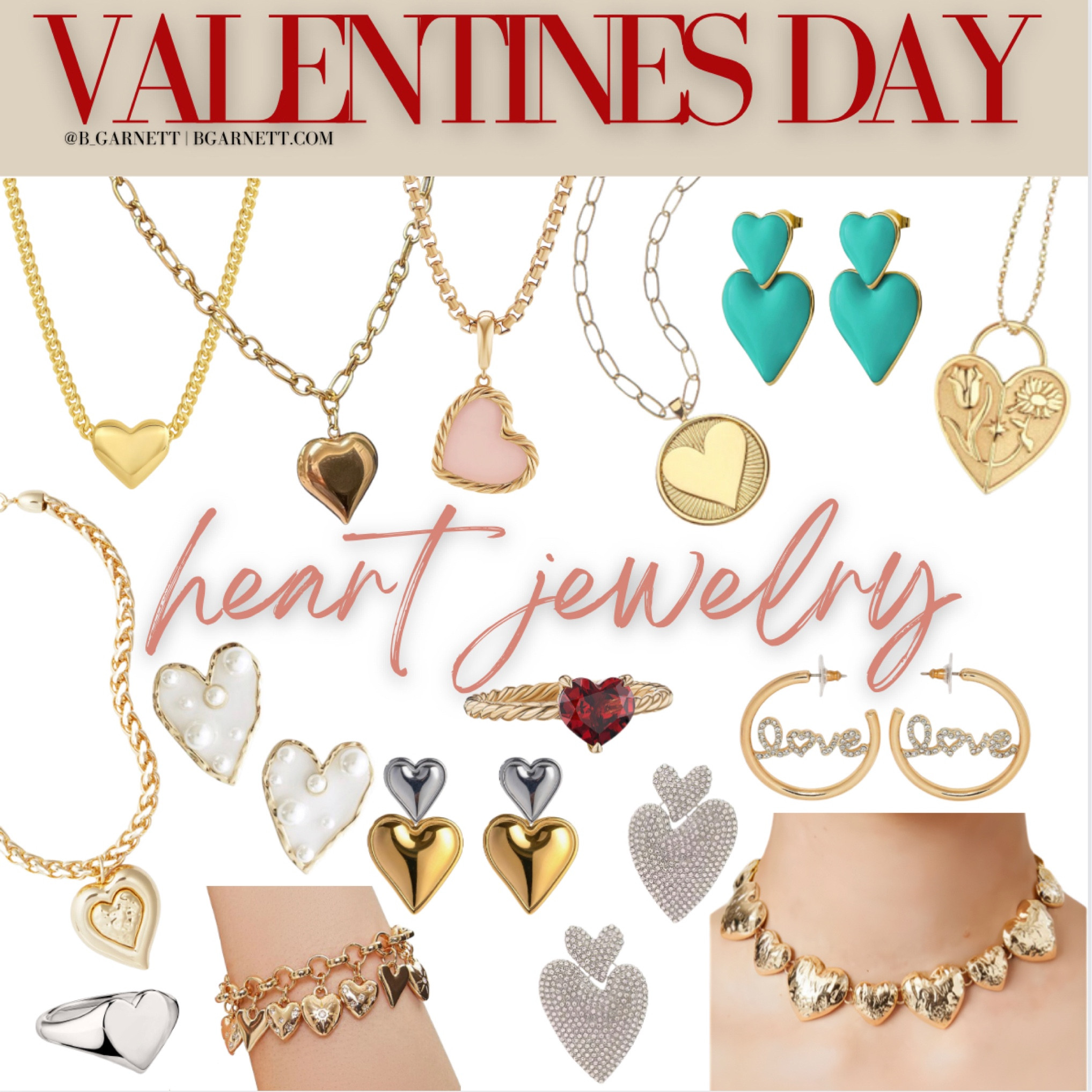 Heart jewelry for Valentine’s & Galentines day outfits 

#LTKGiftGuide #LTKSeasonal #LTKfindsunder50