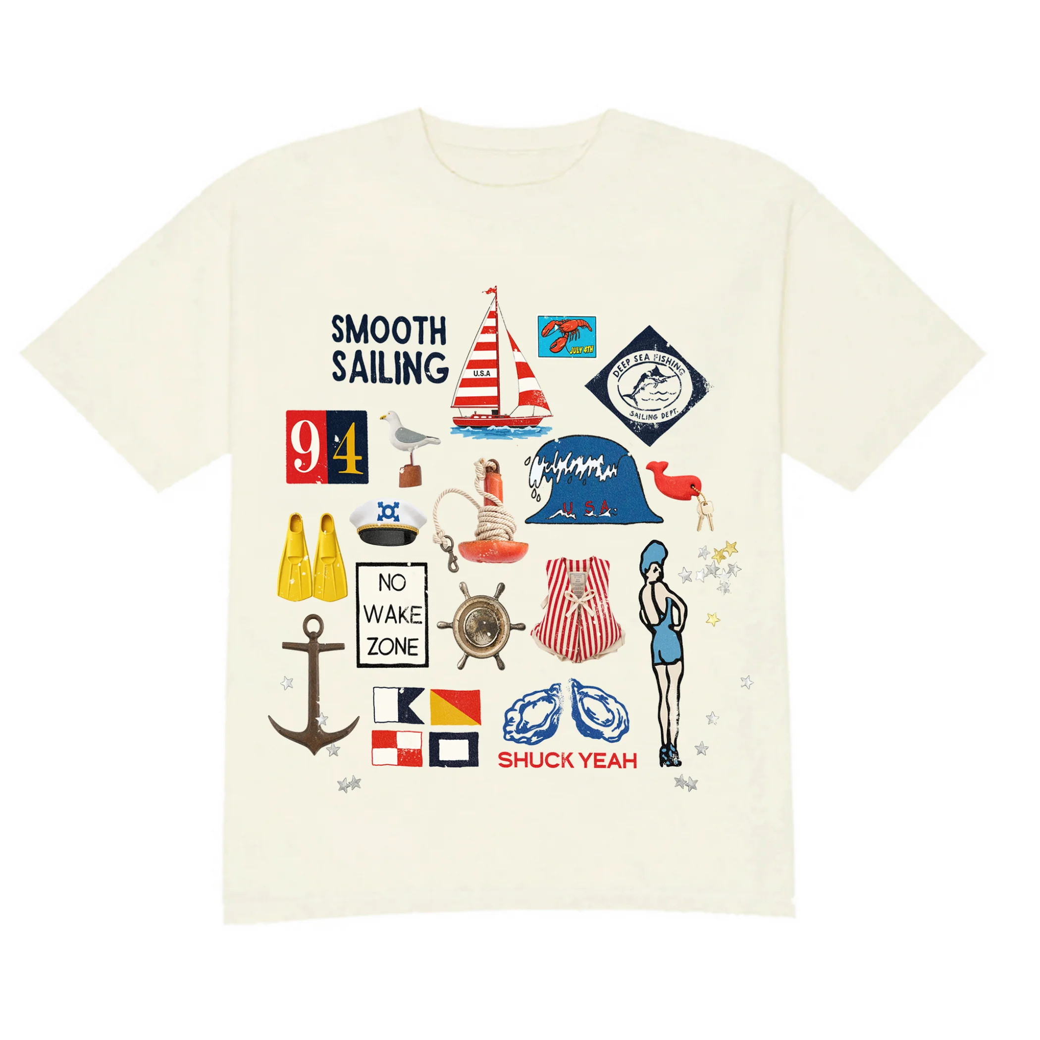 Summer Sailing Charms Tee | Shop Kristin Jones