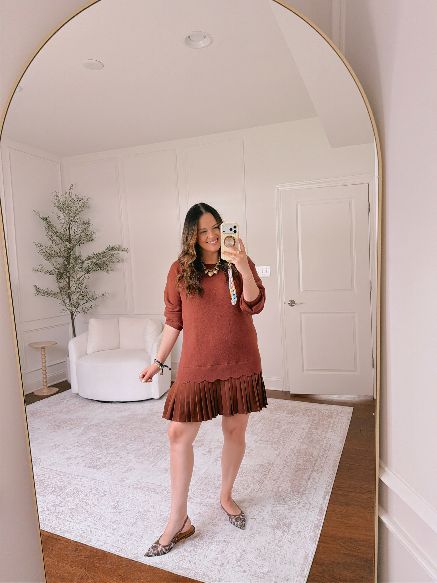 Wearing an XL 

 #LTKSeasonal #LTKMidsize